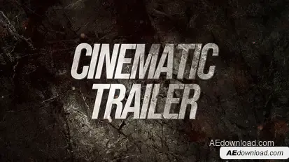 Cinematic Trailer Titles template preview