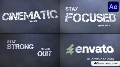 Cinematic Trailer for After Effects Openers template preview