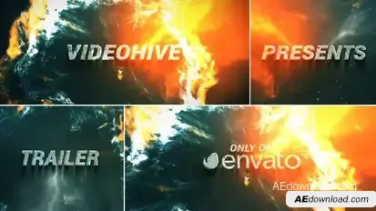 Cinematic Trailer Teaser Openers template preview