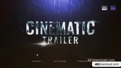 Cinematic Trailer Title Titles template preview