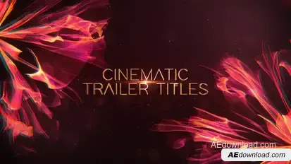 Cinematic Trailer Titles Titles template preview