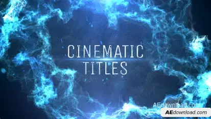 Cinematic Trailer Titles Titles template preview