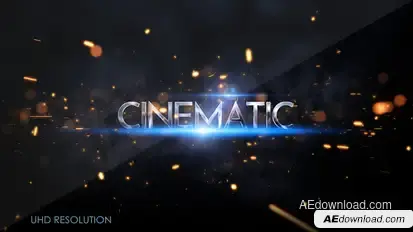 Cinematic Trailer Titles Titles template preview