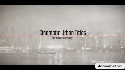 Cinematic Urban Titles | Movie Opener Titles template preview