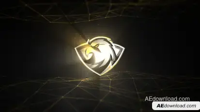 Cinematic Volumetric Light Logo Reveal 2 Logo Stings template preview