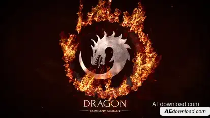 Circle Fire Logo | After Effects Template Logo Stings template preview