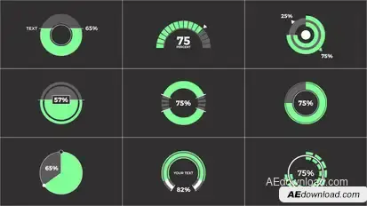 Circle Infographic Infographics template preview
