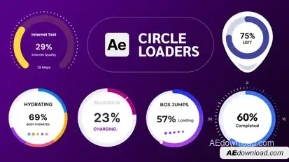Circle Loaders Elements template preview