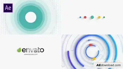 Circle Logo Reveal Logo Stings template preview