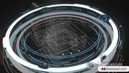 Circle Tech Logo Reveal Logo Stings template preview