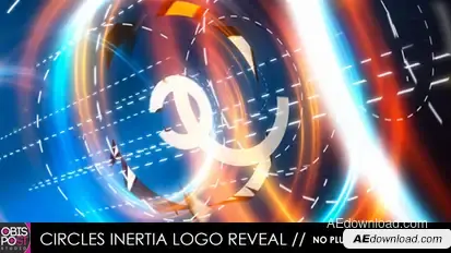 Circles Inertia Logo Revealer Openers template preview
