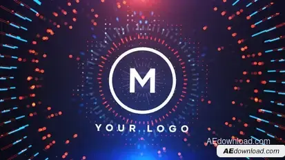 Circles Logo Reveal Logo Stings template preview