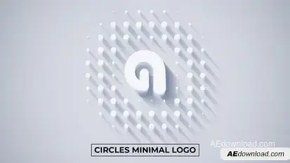 Circles Minimal Logo Reveal (12 in 1) Logo Stings template preview