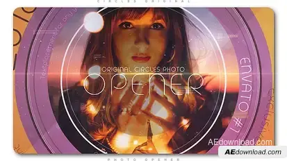 Circles Original Photo Opener Openers template preview