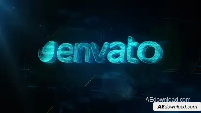 Circuit logo Reveal Logo Stings template preview