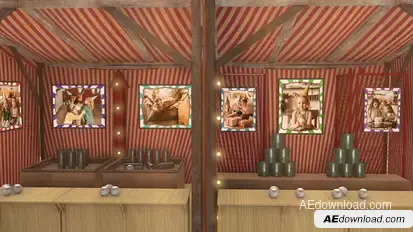 Circus Slideshow Video Displays template preview