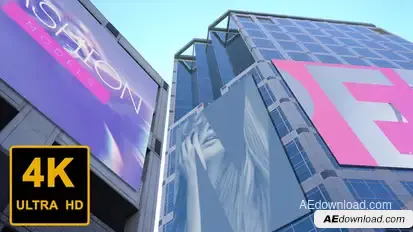 City Displays Mockup Video Displays template preview