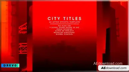 City Titles Sequence/ Cinematic/ Art/Netflix/ Strikes Against Racism/ USA/ Politics/ Police/ Crime I Titles template preview