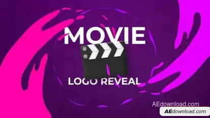 Clapperboard Movie Logo Reveal Logo Stings template preview