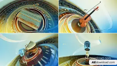 Classical Golden Music Show Openers template preview