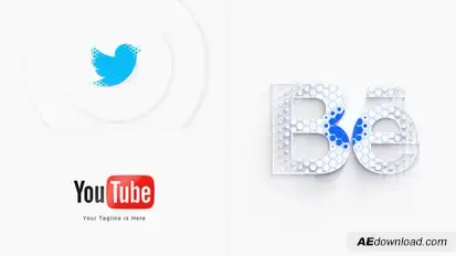 Clean & Simple Logo Reveal Logo Stings template preview