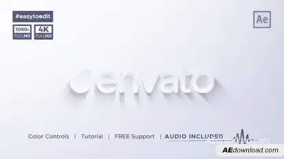 Clean & Simple Logo Reveal Logo Stings template preview