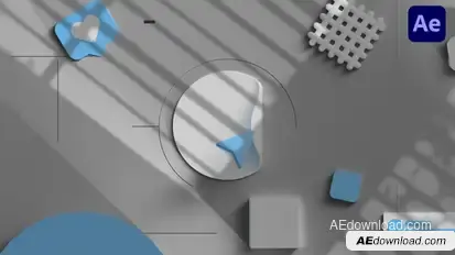 Clean 3D Brand Intro Openers template preview