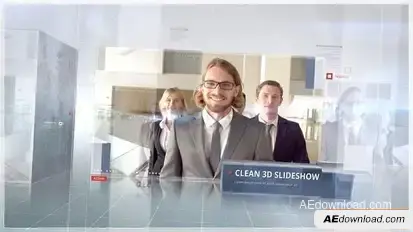 Clean 3D Corporate Openers template preview