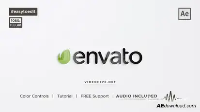 Clean and Minimal Logo Reveal Logo Stings template preview