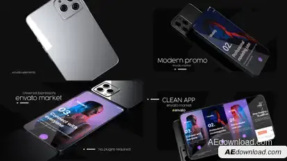 Clean App Presentation Product Promo template preview