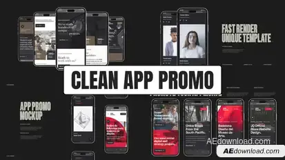 Clean App Promo Product Promo template preview