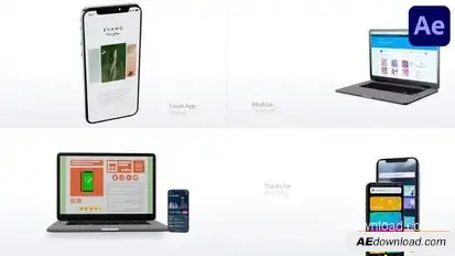 Videohive Clean App Promo for After Effects Openers template preview