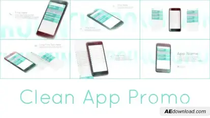 Clean App Promo Openers template preview