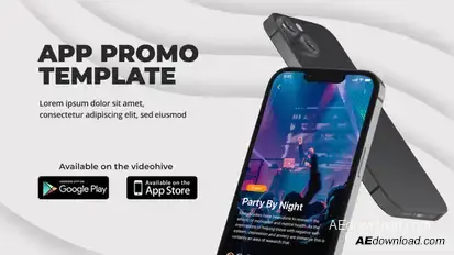 Clean App Promo | Phone 13 Product Promo template preview