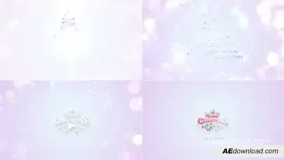 Clean Christmas Logo Logo Stings template preview