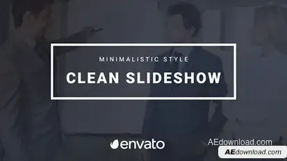Clean Corporate Video Displays template preview