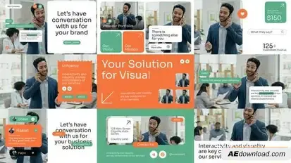 Clean Corporate Promo Openers template preview