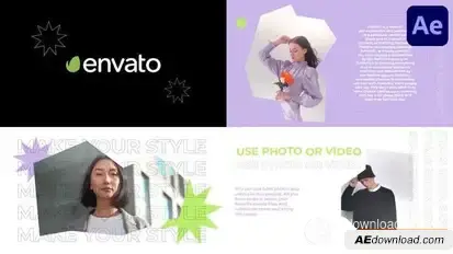 Clean Creative Slideshow for After Effects Openers template preview