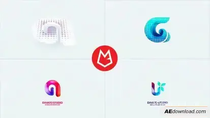 Clean Cubic Logo Reveal Logo Stings template preview