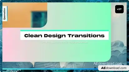 Clean Design Transitions Elements template preview