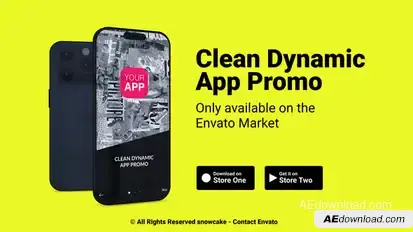 Clean Dynamic App Promo Product Promo template preview