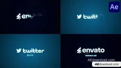 Clean Electric Logo for After Effects Logo Stings template preview