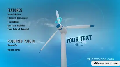 Clean Energy Opener and Background broadcast-packages template preview