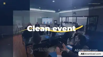 Clean Event Openers template preview