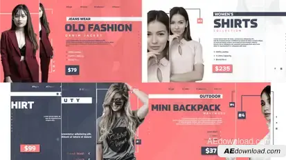 Clean Fashion Sales Promo Product Promo template preview