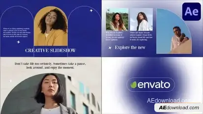 Clean Fashion Slides for After Effects Openers template preview