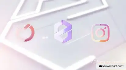 Clean Fast Line Logo Logo Stings template preview