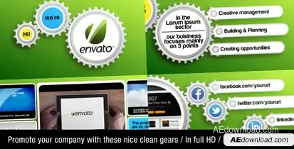Clean Gear Company Promotion Openers template preview