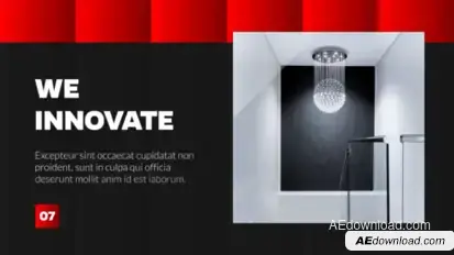 Clean Geometry - Corporate Video Displays template preview