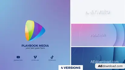 Clean Geometry Logo Reveal Logo Stings template preview